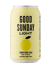 Good Sunday Light Lemon Vodka Soda