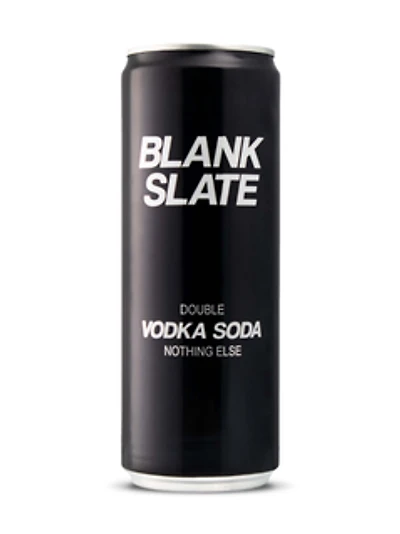 Blank Slate Double Vodka Soda