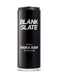 Blank Slate Double Vodka Soda