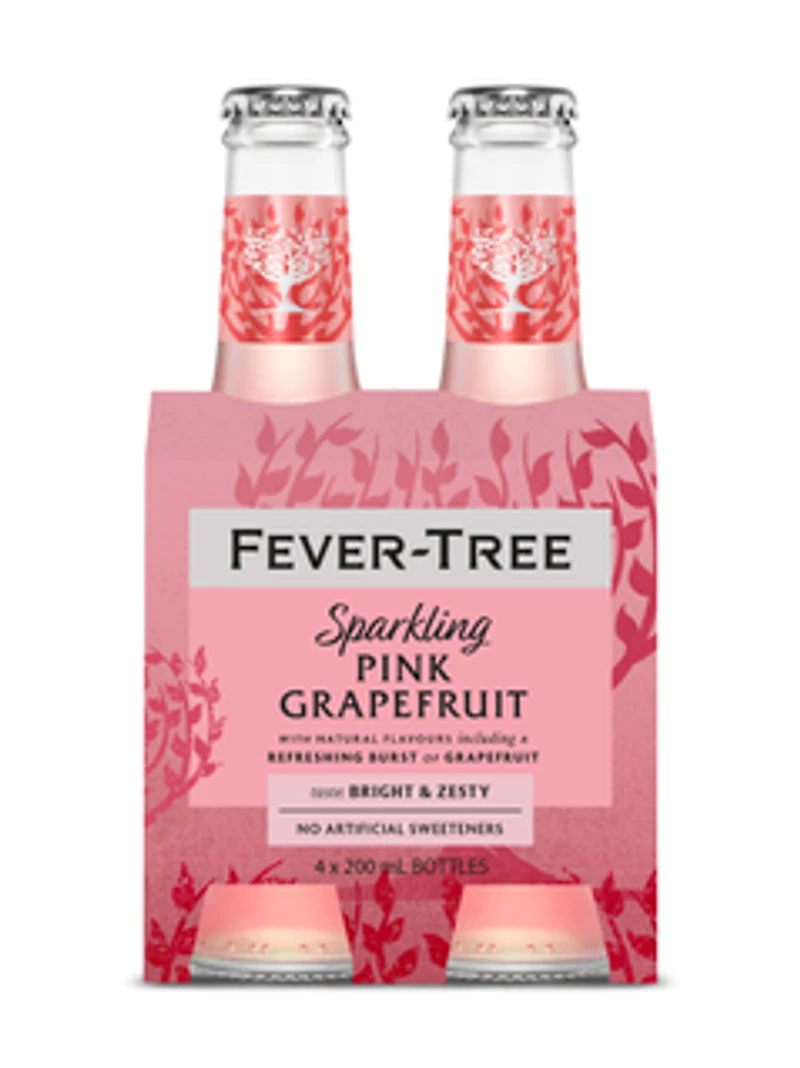 Fever-Tree Sparkling Pink Grapefruit 4x200mL