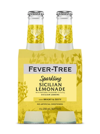 Fever-Tree Sparkling Sicillian Lemonade 4x200mL