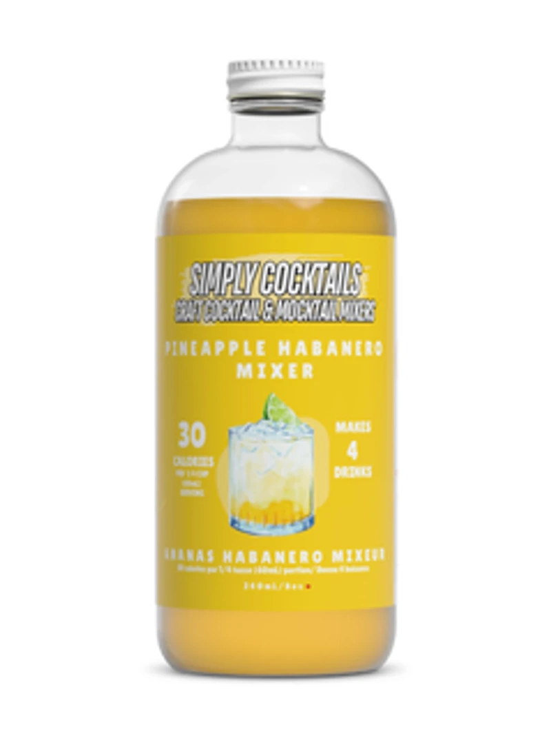 Simply Cocktails Pineapple Habanero Mixers