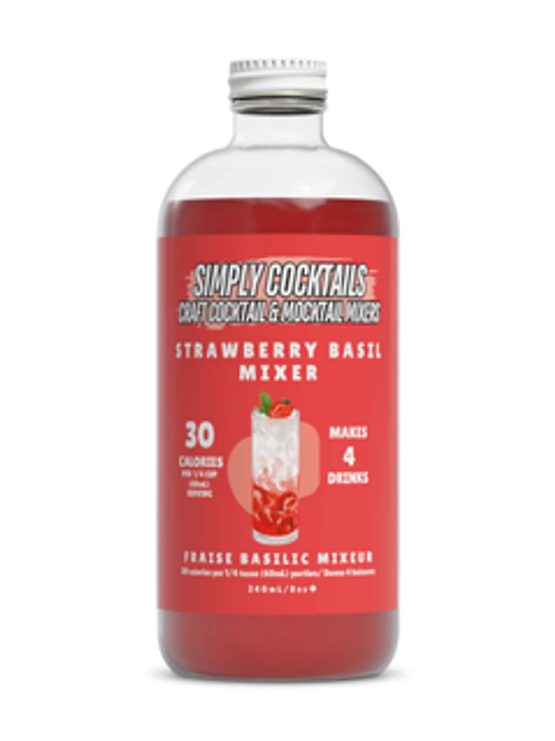 Simply Cocktails Strawberry Basil Mixer