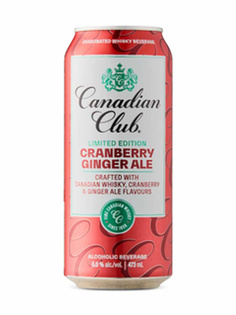 CANADIAN CLUB CRANBERRY GINGER ALE