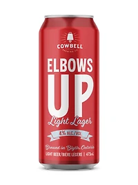 Cowbell Brewing Co. Elbows Up Light Lager