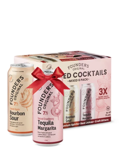 Founder's Original Spiced Cocktails Mixed 6 Pack