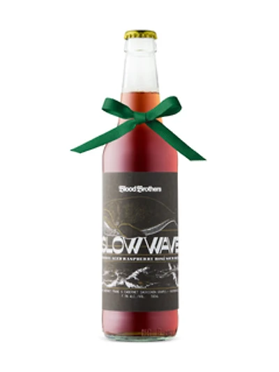 Blood Brothers Slow Wave Barrel-Aged Raspberry Rosé Sour Beer