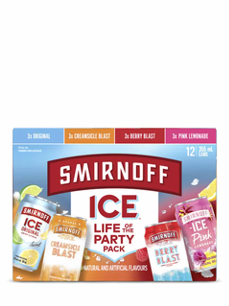 Smirnoff Ice Life Of The Party Pack 4260ml