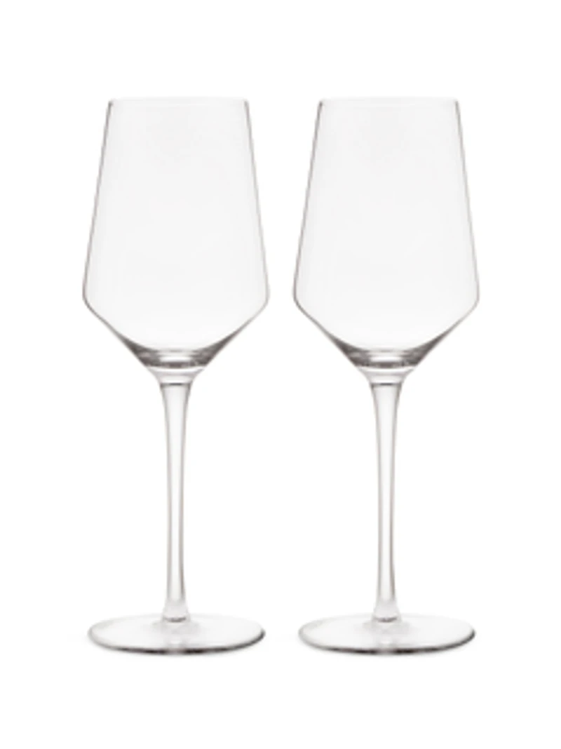 Stemmed Wine Glasses Set Of 2