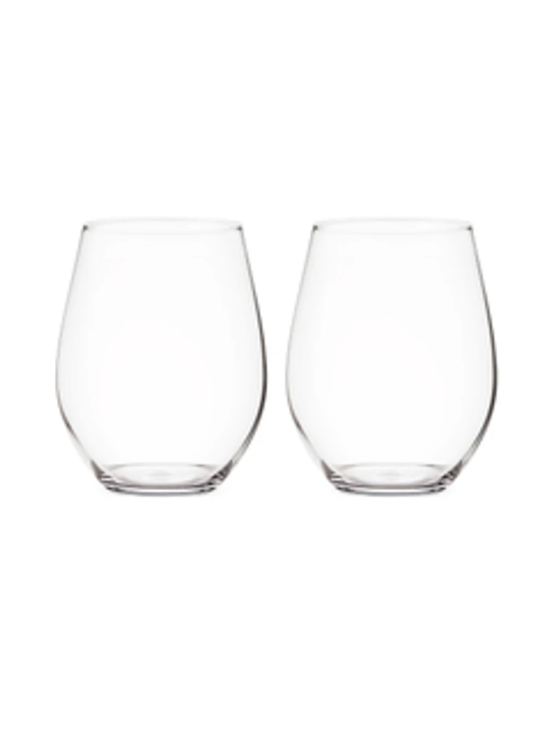 Stemless Wine Glasses Set Of 2