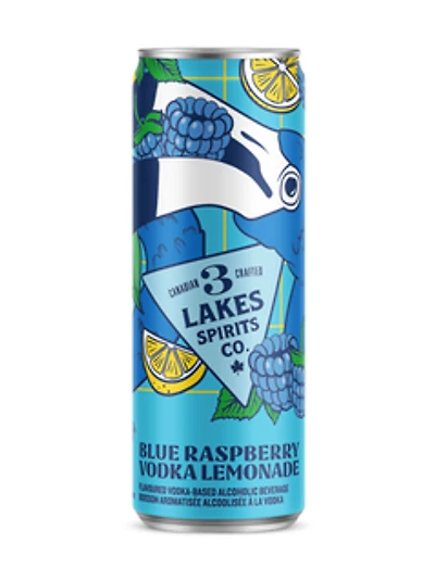 3 Lakes Spirits Co. Blue Raspberry Vodka Lemonade