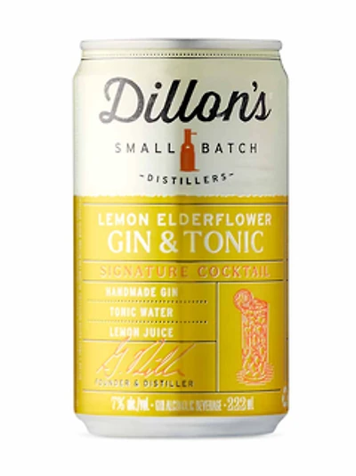 Dillon's Signature Lemon Elderflower Gin & Tonic