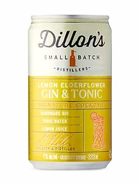 Dillon's Signature Lemon Elderflower Gin & Tonic