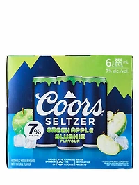 Coors Seltzer Slushie Green Apple