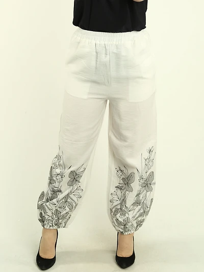 Floral Print Pants