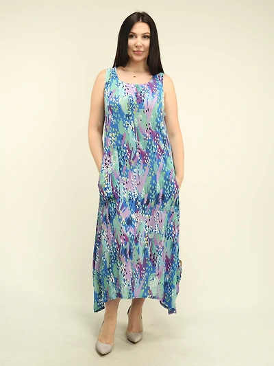 Abstract Print Shade Dress