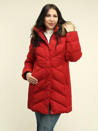 Stand Collar Quilted Coat
