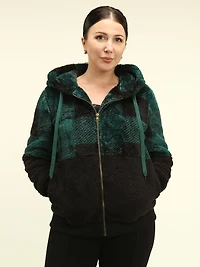 Faux Fur Hooded Jacket