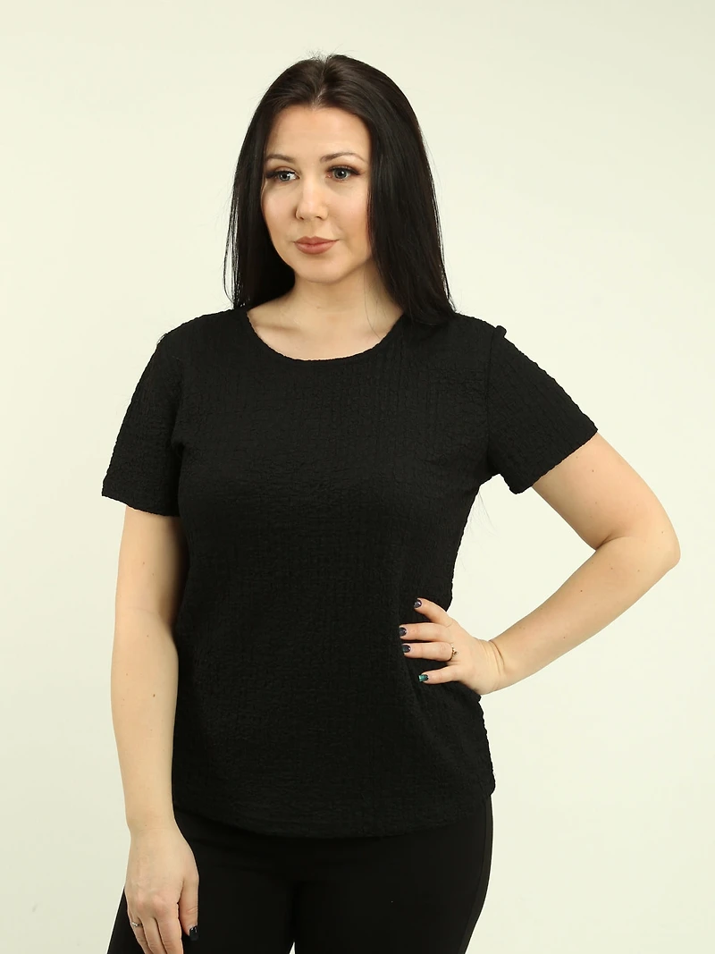 Textured Basic Top
