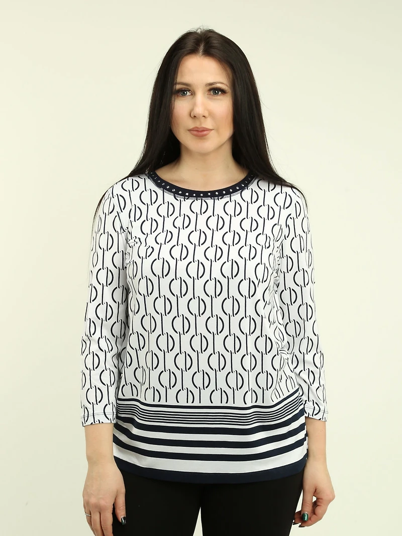 Geometric Print Top