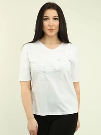 Floral V-Neck Top