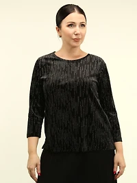 Velvet Embellished Top
