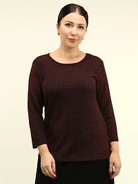 Metallic Multi-Print Top