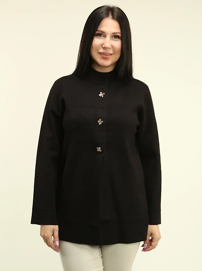 Clover Button Knit Jacket