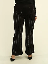 Rhinestone Flare Pants
