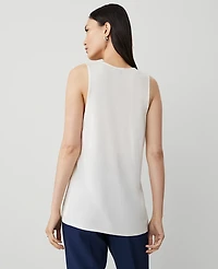 Ann Taylor Mixed Media Tank Top Women's