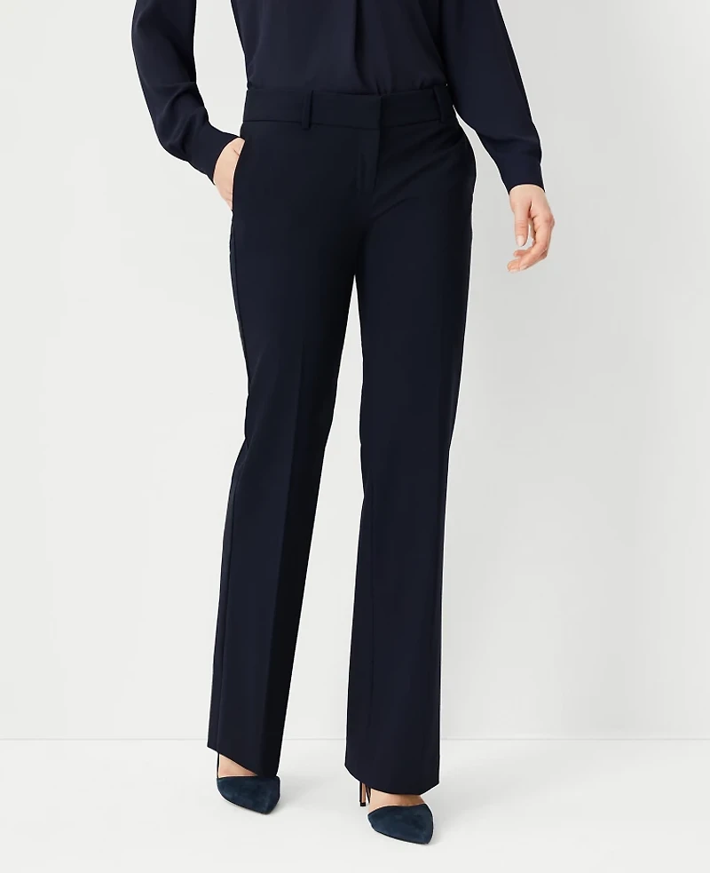 Ann Taylor The Petite Trouser Seasonless Stretch Perfect Navy Women's