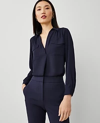 Ann Taylor Camp Shirt Women's