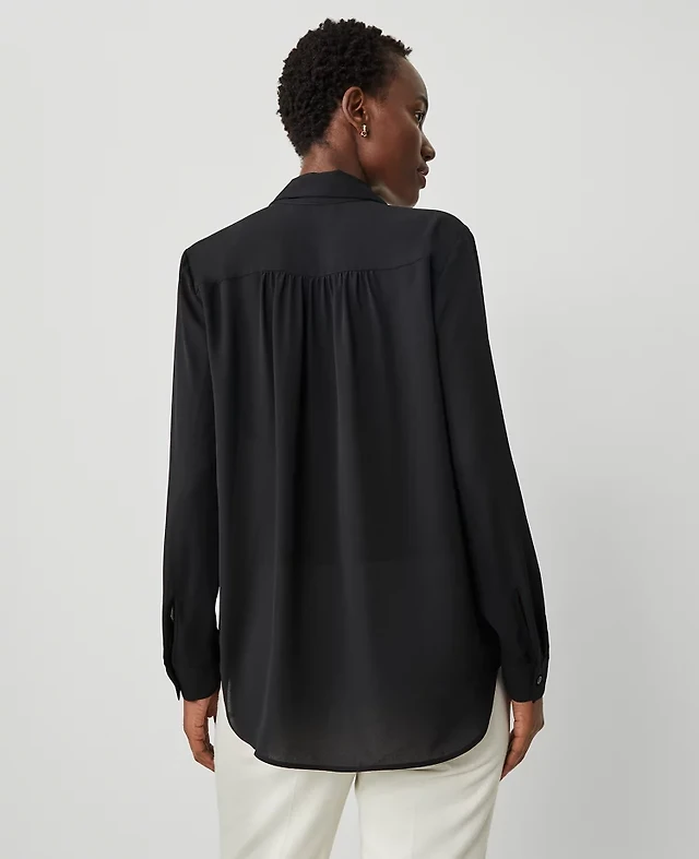 Ann Taylor Camp Shirt Women's