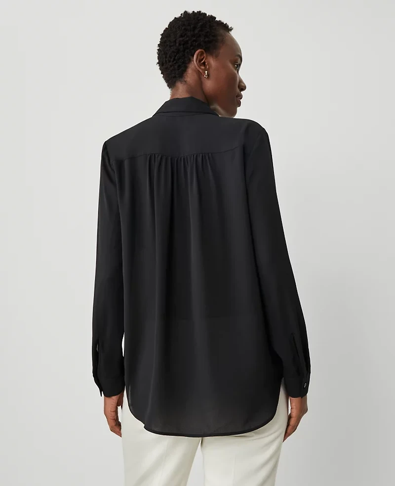 Ann Taylor Petite Camp Shirt Women's
