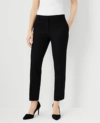 Ann Taylor The Tall Ankle Pant Cotton Twill - Curvy Fit Women's