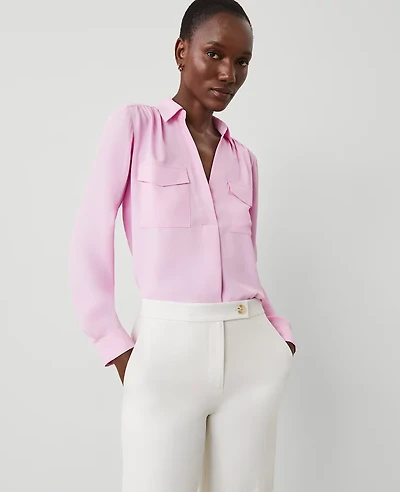 Ann Taylor Camp Shirt Women's