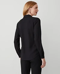 Ann Taylor Satin Essential Shirt Women's