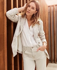 Ann Taylor Petite Satin Essential Shirt Women's
