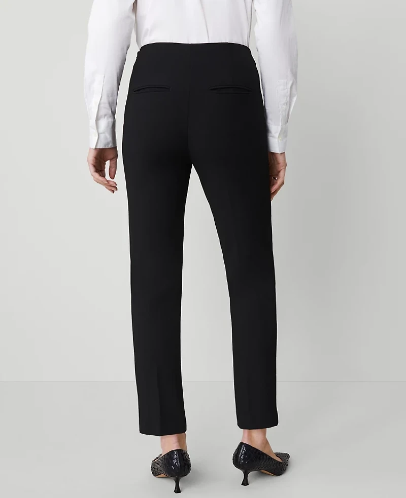 Ann Taylor The Petite Side Zip Ankle Pant Bi-Stretch