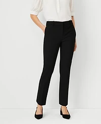 Ann Taylor The Tall Ankle Pant Bi-Stretch Black Women's