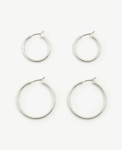 Ann Taylor Hoop Earring Set Women's