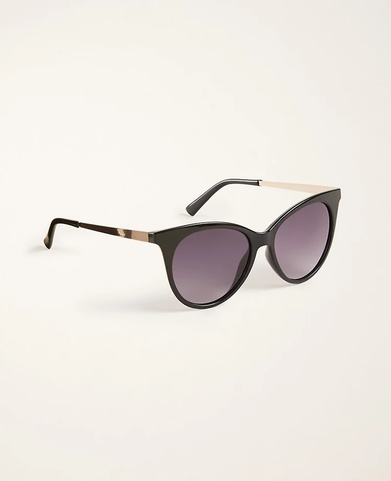 Ann Taylor Cateye Sunglasses Black Women's