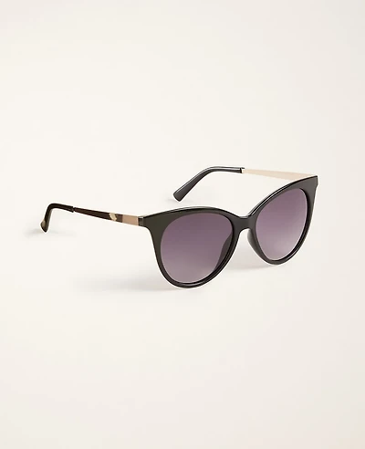 Ann Taylor Cateye Sunglasses Black Women's