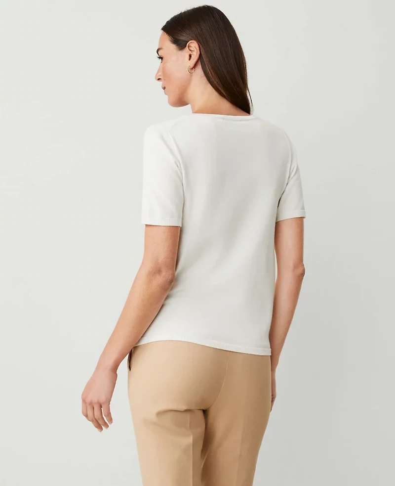 Ann Taylor Petite Sweater T-Shirt Women's