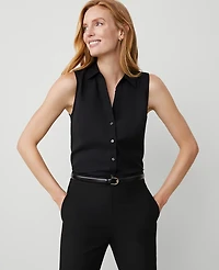 Ann Taylor Sleeveless Essential Shirt Women's
