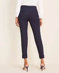 Ann Taylor The High Waist Ankle Pant - Curvy Fit Size 00 Atlantic Navy Women's