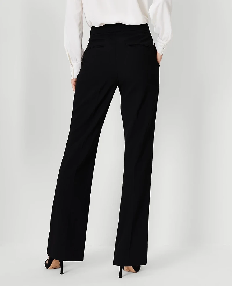 Ann Taylor The Trouser Pant in Seasonless Stretch Size 0 Black Women's