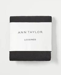 Ann Taylor Heathered Essential Leggings Dark Heather Grey Women's