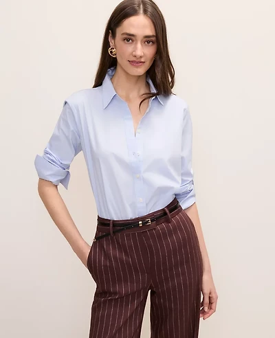 Ann Taylor Petite Relaxed Perfect Shirt Women's