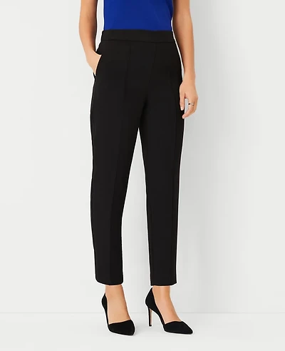 Ann Taylor The Petite Eva Easy Ankle Pant Size XS Black Women's
